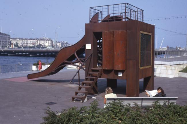 Exposition d'une oeuvre de Bernard Luginbhül